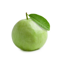 Guava fruit isolated over a white background
