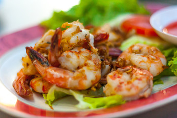 Thai food famous menu 