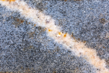 Texture of rock with mineral line