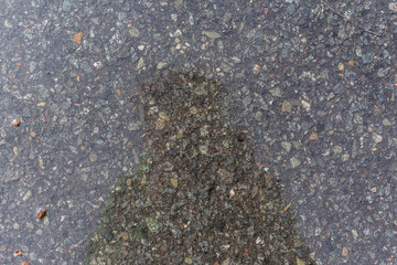 Texture of aggregate paving