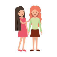 young women  avatar character