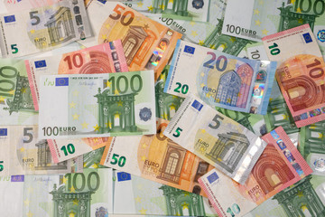 Bargeld: Banknoten / Geldscheine (EURO)