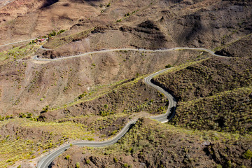 Fototapeta na wymiar Aerial photo of summer road and free space for your decoration. 