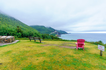 Landscape (near Cap Rouge) along the Cabot Trail