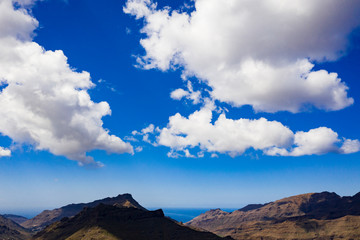 Aerial photo of summer road and free space for your decoration. 