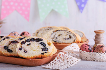 Baking for the spring holiday of Easter.
