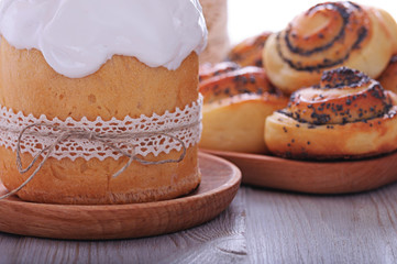 Baking for the spring holiday of Easter.