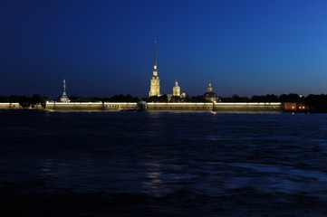 Санкт-Петербург город вид Нева река вид панорама