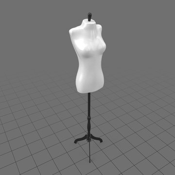 Female mannequin on stand