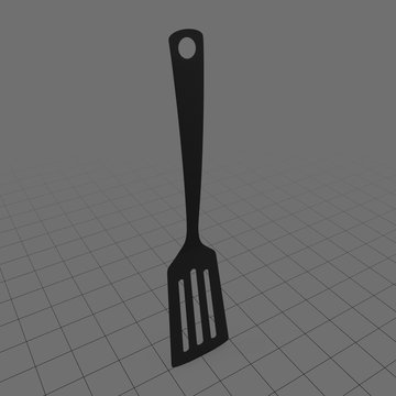 Kitchen slotted turner spatula