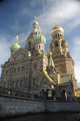 Fototapeta na wymiar Санкт-Петербург город вид Нева река вид панорама