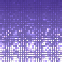 Shine mosaic background. Mosaic with light reflections. Colorful gradient. Square pixel mosaic vector. 