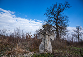 Cross  on an old cemetery