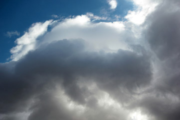 storm clouds in the sky