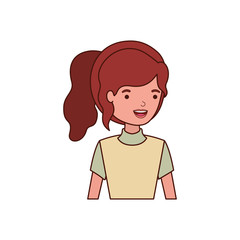 young woman avatar character