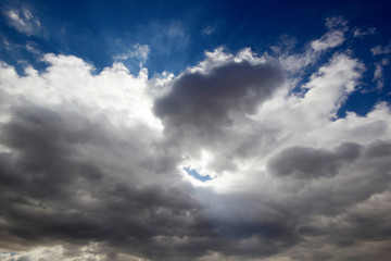 storm clouds in the sky