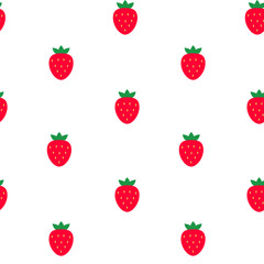 Strawberry seamless pattern