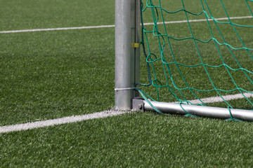 Synthetic soccer pitch