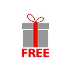 Free gift box concept