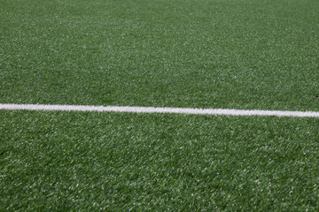 Obraz premium Synthetic soccer pitch