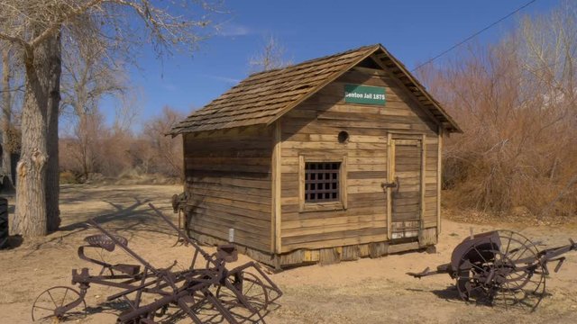 Former Jail in the historic Ghost town of Benton - travel photography