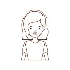 young woman avatar character