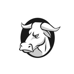 Bull mascot logo