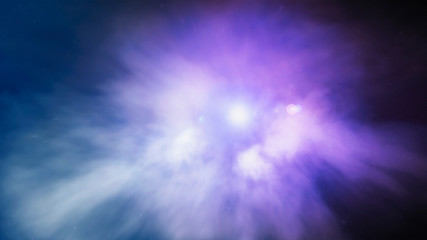 Abstract background image of cosmic fog.