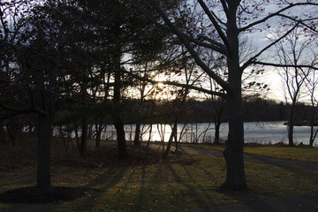 Obraz premium Sunset at Park