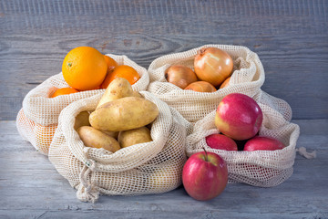 Eco friendly reusable net bags