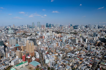 恵比寿ガーデンプレイスタワー 展望台からの景色（六本木方面）