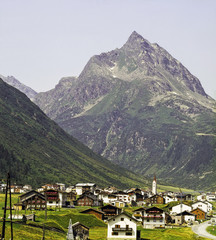 Fototapeta na wymiar Village Gultur, Austria