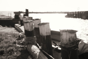 Waiting on the boats