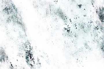 Marble texture. White, light gray, green colors. High quality print.