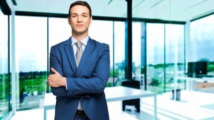 Portrait of a handsome businessman