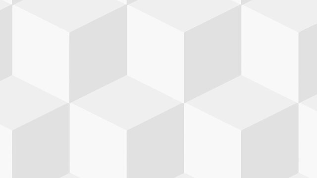 Colored geometric shapes, 3d cubes animationbackground