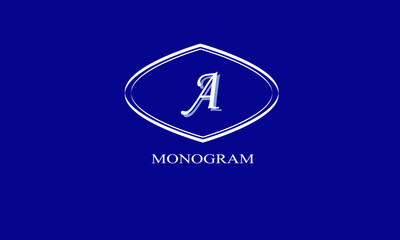 Modern concept of the logo with the letter. Monogram design for a store, office, restaurant, boutique, hotels. Vector illustration