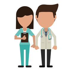 Fototapeta premium Medical teamwork avatar
