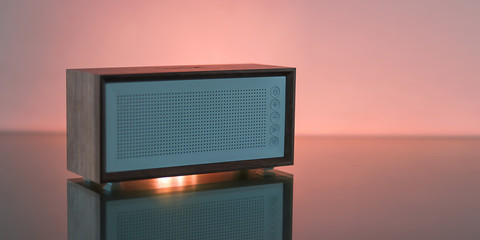 Bluetooth speaker with beautiful lighting