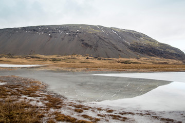 Jokulsarlon glacier  in winter. Iceland