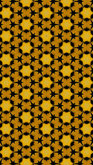 Ornate geometric pattern and abstract multicolored background