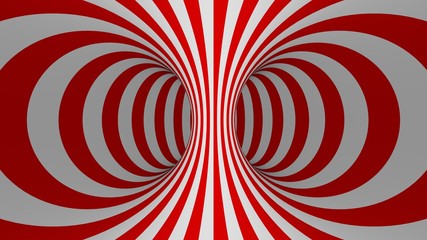 Espiral hipnótica rojo 3.	