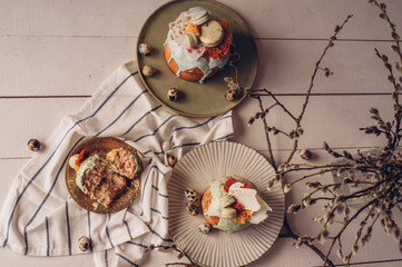 Easter cakes homemade.