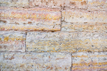 Stone wall of large blocks