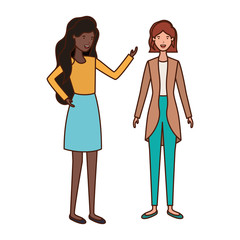 young couple avatar character