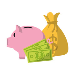 Obraz premium Business and money