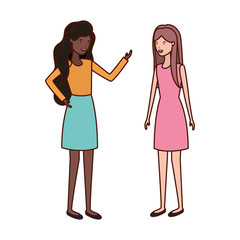 young women avatar character