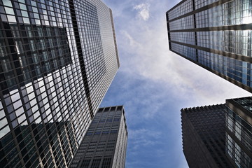 Fototapeta na wymiar New York skyscrapers