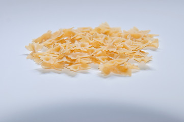 Italian food. Uncooked type of pasta. 