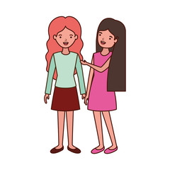 young women avatar character